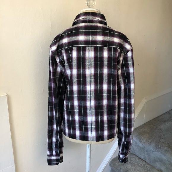 Joe’s Jeans The Shirt Plaid Embellished Buttondown - Picture 3 of 6